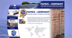 Desktop Screenshot of famex-germany.de